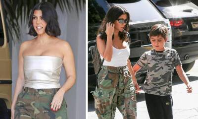 Is Kourtney Kardashian the most fashionable sister when it comes to rocking camouflage? - us.hola.com - Kardashians