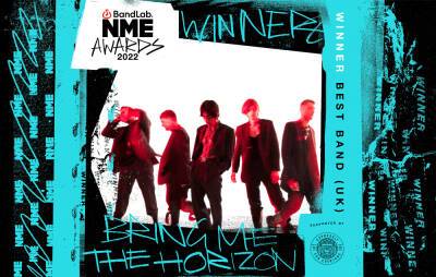 Oli Sykes - Wolf Alice - Daisy May - Robert Smith - Simon Le-Bon - Bring Me The Horizon win Best Band From The UK Supported by Pizza Express at the BandLab NME Awards 2022 - nme.com - Britain - Ivory Coast