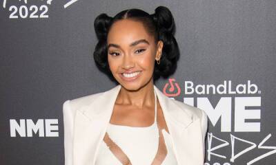 Little Mix star Leigh-Anne Pinnock displays tiny waist in bold all-white outfit - hellomagazine.com - London - county Long