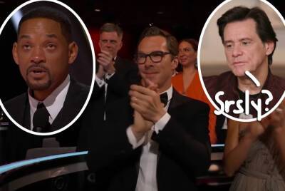Will Smith - Gayle King - Pinkett Smith - Troy Kotsur - Jim Carrey Was 'Sickened' By How The Oscars Treated Will Smith After The Slap - perezhilton.com