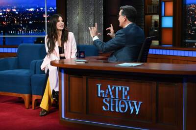 Daniel Radcliffe - Sandra Bullock Gets Real About Sandwiches And Death While Answering ‘The Colbert Questionert’ - etcanada.com - USA - city Lost - city Sandra, county Bullock - county Bullock - city Sandwich