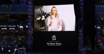 Elton John - Ed Sheeran - Robbie Williams - Kylie Minogue - Shane Warne - Kylie Minogue and Elton John lead stars at Shane Warne's state memorial attended by thousands - ok.co.uk - Australia - Thailand