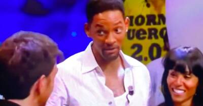 Will Smith raises hand to Spanish TV host who was being flirty with Jada - www.dailyrecord.co.uk - Britain - Spain - Hollywood