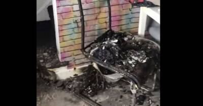 Woman watched in horror as fire ripped through home in suspected petrol bomb attack - www.dailyrecord.co.uk