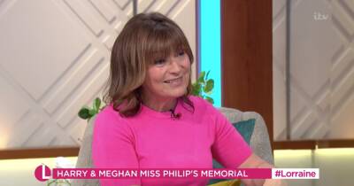 Lorraine Kelly slams Prince Harry for missing Prince Philip's memorial - www.dailyrecord.co.uk - Britain - Scotland - Charlotte - city Westminster