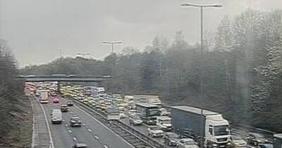 M56 queues after seven-vehicle crash near Wythenshawe - www.manchestereveningnews.co.uk - Manchester - county Hale