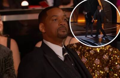Will Smith 'REFUSED' To Leave The Oscars After Slapping Chris Rock -- Academy Beginning 'Disciplinary Proceedings'! - perezhilton.com - county Rock