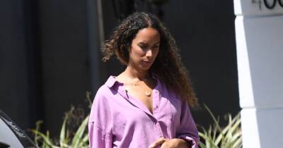 Leona Lewis - Dennis Jauch - Leona Lewis cradles growing baby bump in LA after revealing 'challenging' first trimester - ok.co.uk - California - Los Angeles, state California