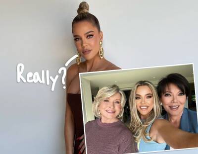 Fans Call Out Khloé Kardashian For Filtered Pictures With Martha Stewart! - perezhilton.com - USA