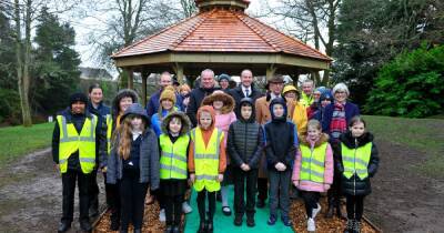Official opening for new shelter in Castledykes Park in Dumfries - www.dailyrecord.co.uk - Scotland - county Parke