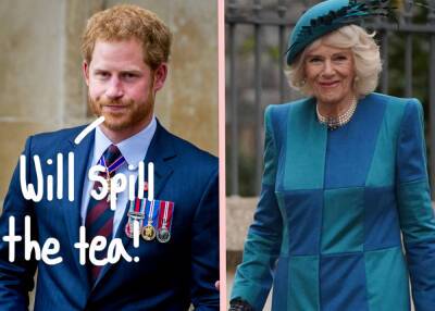 Meghan Markle - prince Charles - the late princess Diana - queen Elizabeth - Prince Harry - Angela Levin - Camilla Parker Bowles - Prince Harry’s Upcoming Memoir Will Take ‘Revenge’ On Camilla Parker Bowles?! - perezhilton.com - Britain