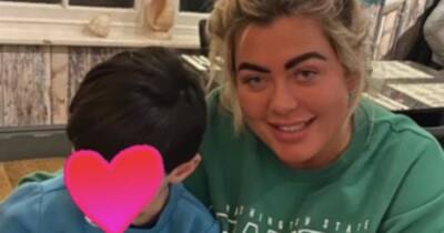 Gemma Collins poses with beloved stepson as pair enjoy night out with Rami Hawash - www.ok.co.uk