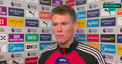 Scott McTominay reveals what Manchester United players said in dressing room after Man City defeat - www.manchestereveningnews.co.uk - Manchester - Sancho