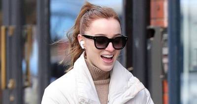 Phoebe Dynevor is All Smiles While Taking Her Dog for a Walk - www.justjared.com - Manchester