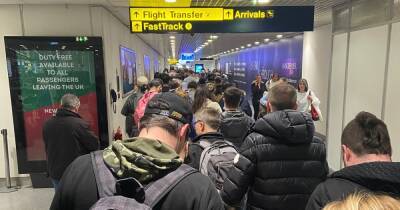 'Utter shambles': Manchester Airport passengers stuck in 'ridiculous' two-hour queues and almost miss flights - www.manchestereveningnews.co.uk - Manchester - city Prague