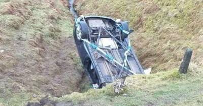 Car flipped like 'tumble dryer' as driver left trapped for 12 hours - www.dailyrecord.co.uk - Malta