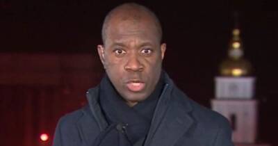 BBC presenter Clive Myrie forced to flee Kyiv as he issues emotional message - www.ok.co.uk - Ukraine - Russia