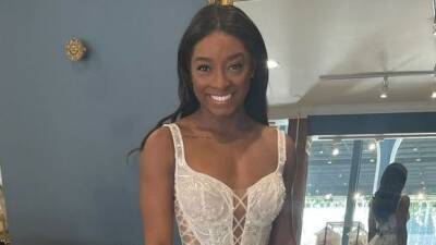 Simone Biles Tried on a Bunch of Wedding Dresses—and ‘Said Yes’ to More Than One - www.glamour.com