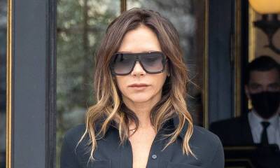 Victoria Beckham wows in must-see slinky trousers - hellomagazine.com - city Sandra