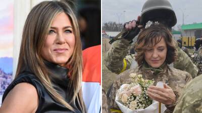 Jennifer Aniston applauds Ukrainian women defending their country: 'You're incredible' - www.foxnews.com - Ukraine - Russia - county Cross
