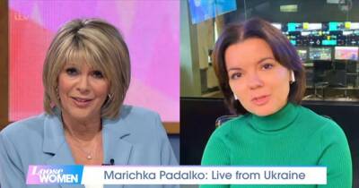 ITV Loose Women guest in Ukraine forced to cut interview live on air amid bomb scare - www.manchestereveningnews.co.uk - Britain - Ukraine