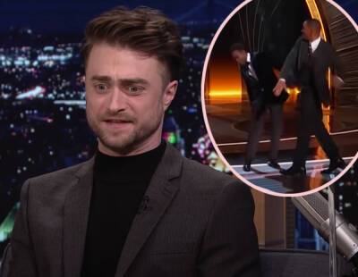 Daniel Radcliffe's Iconic Response To Will Smith Slapping Chris Rock! Quote Of The Day! - perezhilton.com - Britain