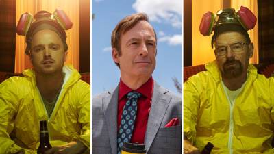 Vince Gilligan - Peter Gould - Bob Odenkirk - Jesse Pinkman - Giancarlo Esposito - Michael Schneider - ‘Better Call Saul’: Bryan Cranston and Aaron Paul Will Guest Star in Final Season - variety.com - county Bryan - city Cranston, county Bryan