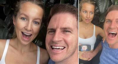 "Mini Mac coming soon!" Sam Mac and Rebecca James are expecting their first child - www.who.com.au
