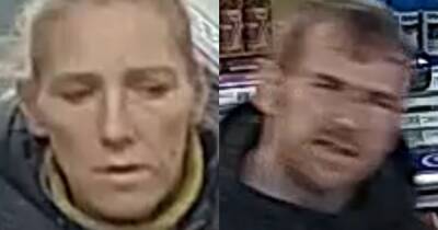 Police want to speak to these two people after a shop worker was threatened during theft - www.manchestereveningnews.co.uk - Manchester