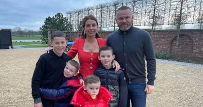 Coleen Rooney's son Klay, 8, in sweet snap as he follows in dad Wayne's football footsteps - www.ok.co.uk - Italy - Manchester