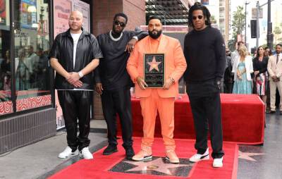 Nicole Tuck - Fat Joe - DJ Khaled receives star on Hollywood Walk of Fame with Jay-Z, Diddy and Fat Joe in attendance - nme.com - Miami - California - city Hollywood, state California