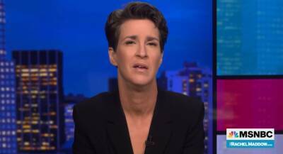 Rachel Maddow Says She’ll Go To Once-A-Week Schedule In May - deadline.com