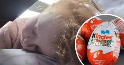 Girl, 3, looks 'dead behind the eyes' after getting salmonella from 'eating a Kinder Surprise' - www.manchestereveningnews.co.uk - Belgium