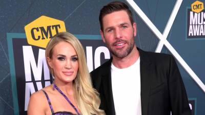 Rachel Smith - Carrie Underwood - Mike Fisher - Carrie Underwood's Husband Mike Fisher Admits He Was Nervous About Her Acrobatic Performance (Exclusive) - etonline.com - Las Vegas - Nashville - Tennessee - county Fisher