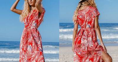 Must-Have! This Beloved Brand Just Dropped a Tropical Print Dress - www.usmagazine.com