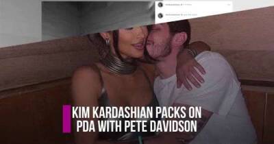 Kim Kardashian describes how it felt when she kissed Pete Davidson on SNL - www.msn.com - county Davidson