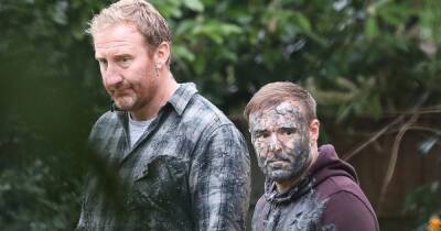 Alan Halsall - Sean Tully - Alina Pop - Beth Sutherland - Jude Riordan - Jamie Kenna - Tyrone plays dirty in ITV Corrie drama as mechanic and love rival Phill fight in wet cement - manchestereveningnews.co.uk