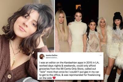 Khloe Kardashian - Kylie Jenner - Kim Kardashian - Kendall Jenner - Kourtney Kardashian - Former Kardashian app worker: I couldn’t afford gas while family made millions - nypost.com - Kardashians