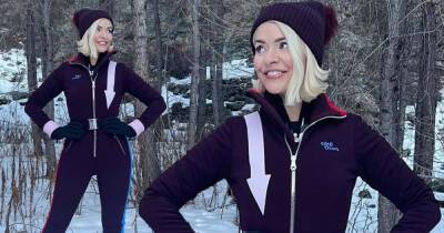 Holly Willoughby - Dianne Buswell - Gabby Logan - Alfie Boe - Owain Wyn Evans - Tamzin Outhwaite - Patrice Evra - Lee Mack - Wim Hof - Holly Willoughby shows off her figure in deep purple jump suit - msn.com - France - Italy - city Amsterdam