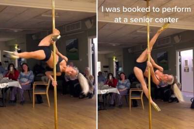 Pole dancer inspires senior center residents to show off ‘super cute’ skills - nypost.com - Norway