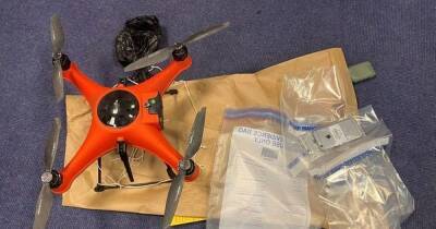 Police intercept drone carrying drugs and mobile phones near Strangeways - manchestereveningnews.co.uk - Manchester - county Page