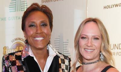 Robin Roberts supported by Amber Laign during rare on-air appearance - hellomagazine.com