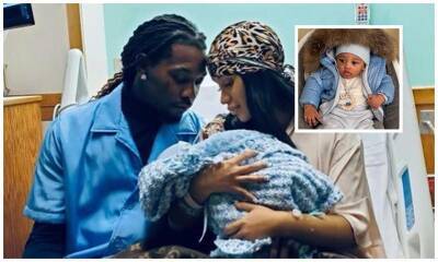 Cardi B and Offset reveal the name of their baby boy and show his sweet face - us.hola.com - Dominica