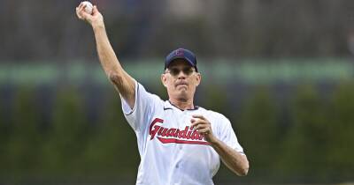 Tom Hanks Brings ‘Cast Away’ Volleyball Wilson to Help Throw 1st Pitch at Cleveland Guardians Game - www.usmagazine.com - California - county Wilson - San Francisco - Fiji