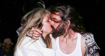 Heidi Klum & Hubby Tom Kaulitz Share Steamy Kiss at Coachella 2022 - www.justjared.com - city Indio