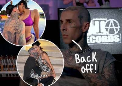 Travis Barker Delivers SAVAGE Response To Critic Who Judged His & Kourtney Kardashian’s PDA! - perezhilton.com - county King And Queen