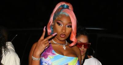 Meghan Thee Stallion Sports Colorful Outfit for Night Out at Coachella 2022 - www.justjared.com - city Indio