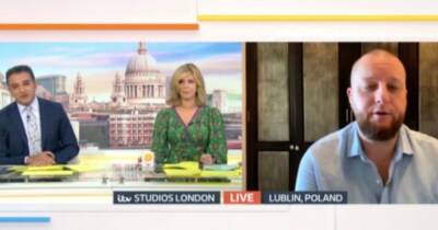 Kate Garraway - Adil Ray - Good Morning Britain's Adil Ray forced to apologise after guest swears live on air - ok.co.uk - Britain - Ukraine - Russia - county Ray
