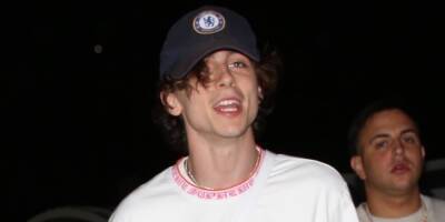 Timothee Chalamet Is All Smiles During Night Three of Coachella 2022 - www.justjared.com - London - city Indio