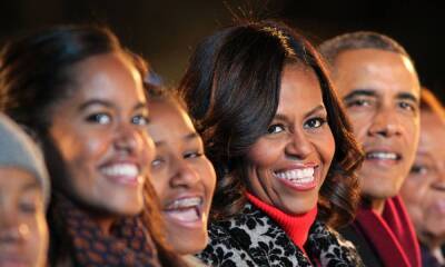 Michelle Obama shares poignant family photo featuring daughters Malia and Sasha - hellomagazine.com